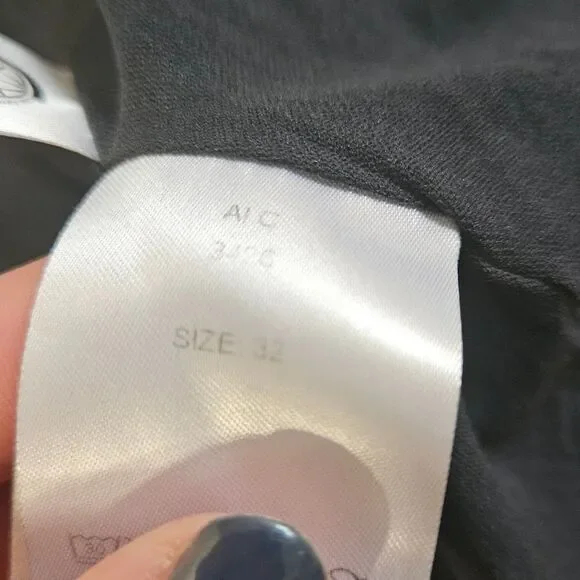 Ganni Floral Wrap Midi Skirt Asymmetrical Ruffle  Blue Green Women's 32 Medium - Picture 10 of 13